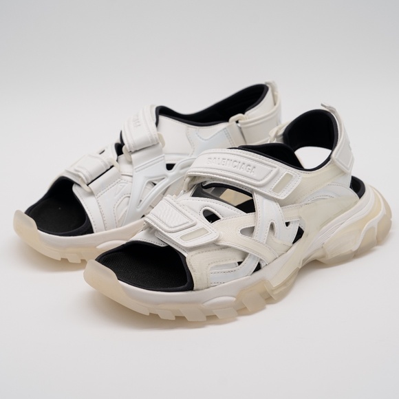 size 42 - Balenciaga Track Sandals White Black Clear Soles main image 11